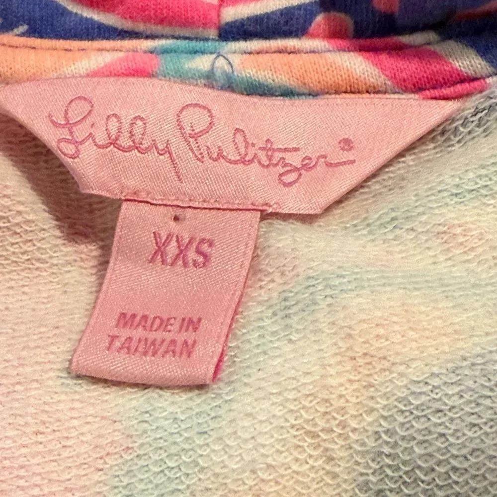 Lilly Pulitzer Captain Popover Size XXS Iris Blue Jellies Be Jammin Print - Picture 9 of 13